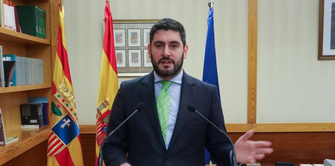 El vicepresidente primero del Gobierno de Aragón, Alejandro  Nolasco