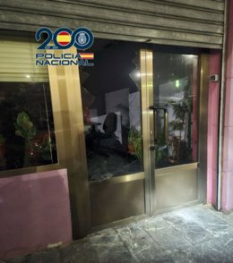 Local donde se cometió el robo.