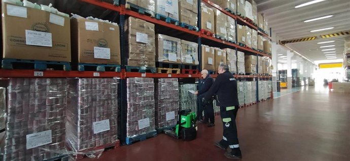 Imagen de voluntarios de Banco de Alimentos.