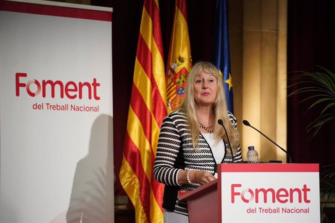 La vicepresidenta de Foment del Treball y de Cepyme, María Helena De Felipe