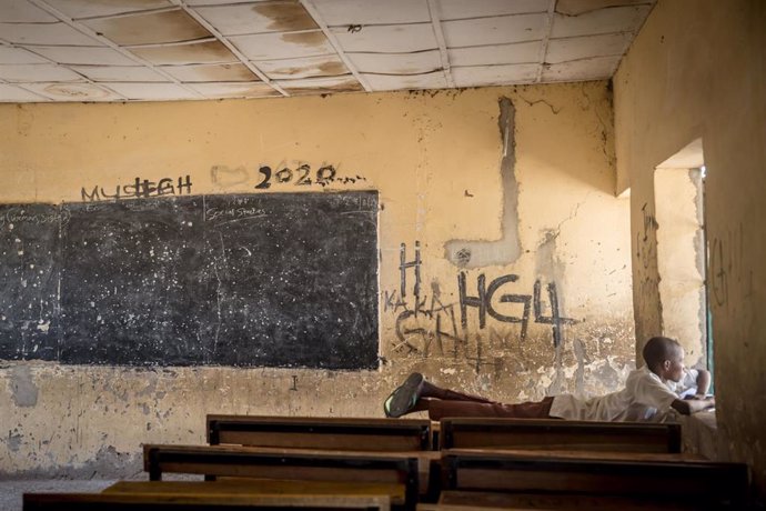 Archivo - Imagen de archivo de una escuela en el estado de Borno (Nigeria) 