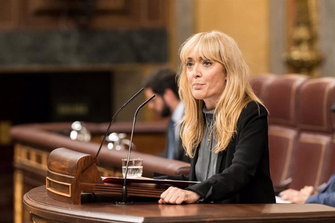 Archivo - María Carmen Castilla interviene durante un pleno en el Congreso de los Diputados, a 19 de diciembre de 2023, en Madrid (España). 