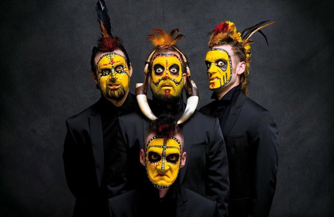 Una escena  de la obra 'The Primitals' que se representa este sábado en el Festival de La Almunia