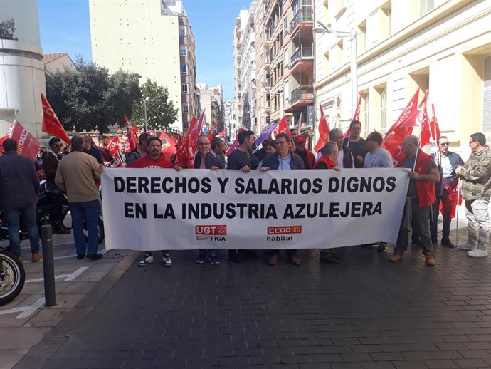 Manifestación de los sindicatos