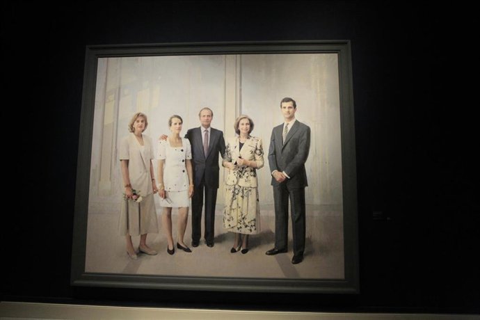 Archivo - Cuadro de la Familia Real pintado por Antonio López