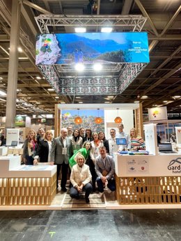 Imagen de la delegación del Consell de Mallorca desplazada a la feria Destinations Nature 2024 de París.