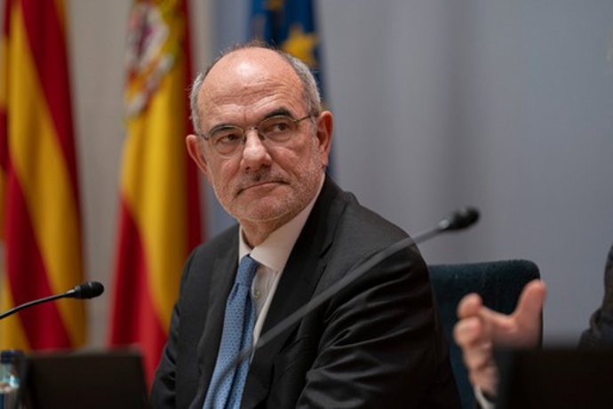 El portavoz del Parlamento Europeo (PE), Jaume Duch, en un coloquio de Foment
