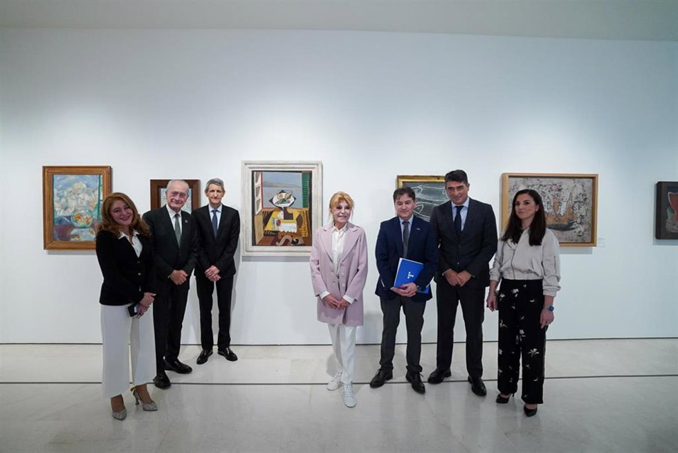 Presentación de la exposición temporal Modernidad latente. Vanguardistas y renovadores en la figuración española (1920-1970). Colección Telefónica' en el Museo Carmen Thyssen Málaga