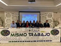 Policías y guardias civiles protestan este sábado en Madrid por una jubilación digna y la plena equiparación con Mossos