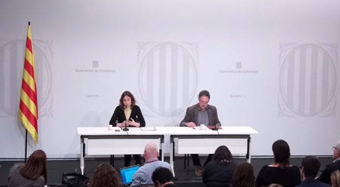 Imagen de la rueda de prensa de este viernes
