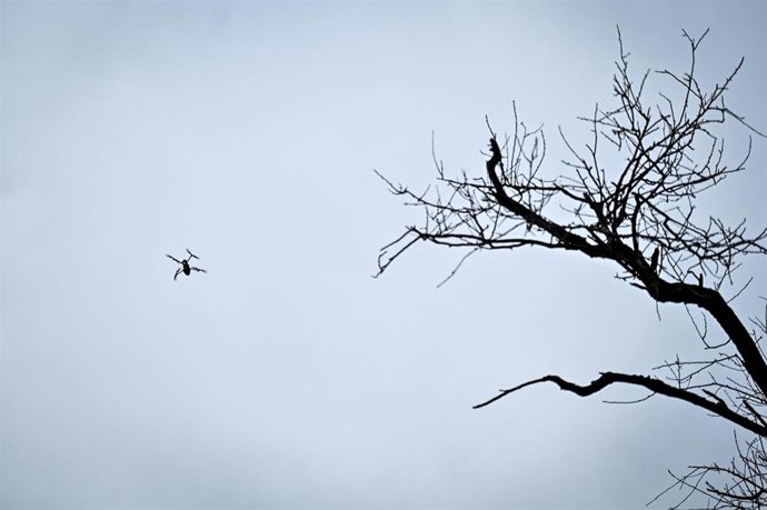 Dron ucraniano en la región de Zaporiyia, Ucrania (archivo).