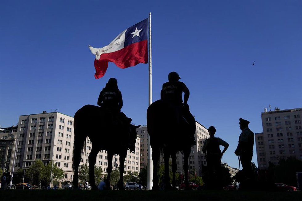 Archivo - Bandera de Chile.
