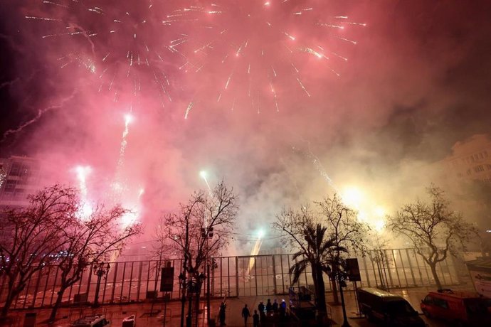 Archivo - L'Alba de les Falles, en una imagen de archivo