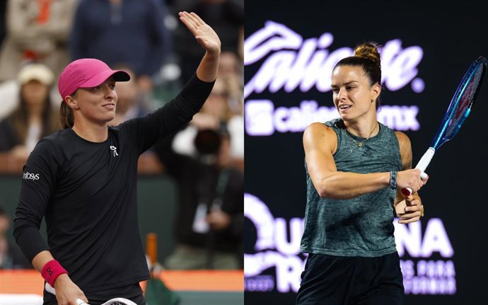Iga Swiatek y Maria Sakkari