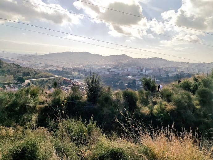 Ultimen les obres del local social de la Font del Gos a Horta-Guinardó de Barcelona