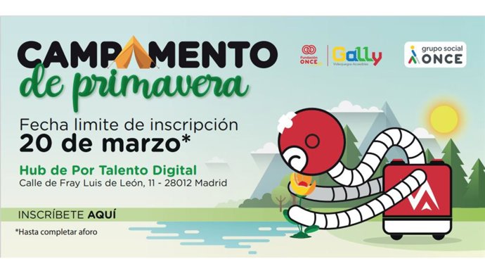 Fundación ONCE lanza un campamento de videojuegos accesibles en Semana Santa