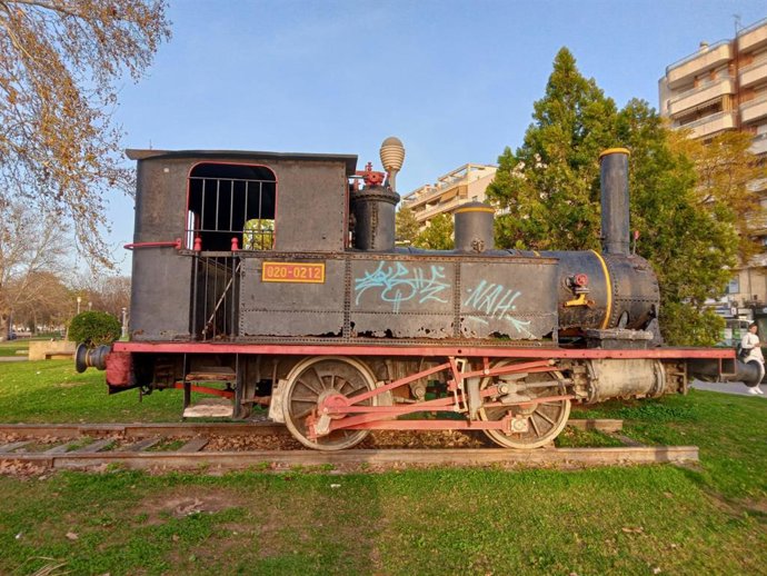 Locomotora Santa Rita de 1864 de Córdoba.