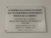 Foto: El PSPV anuncia acciones legales ante la retirada de una placa en homenaje a las víctimas del franquismo en Borriana