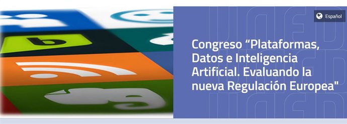 Imagen promocional del Congreso 'Plataformas, Datos e Inteligencia Artificial'.