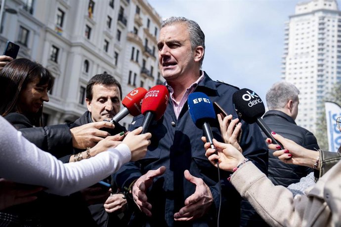 El portavoz de Vox en el Ayuntamiento de Madrid y diputado nacional, Javier Ortega Smith.