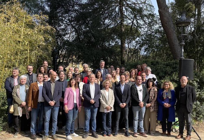 Los cargos electos reunidos en Barcelona