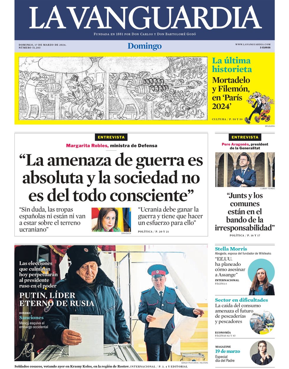 Portada La Vanguardia