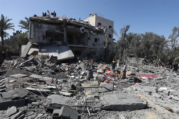 Imagen de archivo de la guerra de Gaza 