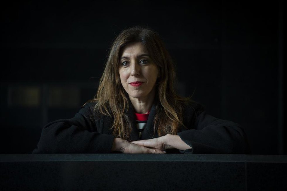 La directora del CA2M, Tania Pardo, posa para una entrevista con Europa Press.