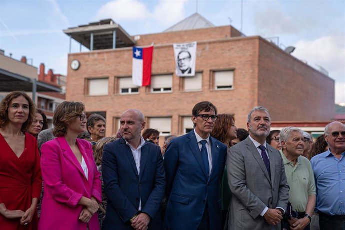 Archivo - Prieto e Illa en un acto del año pasado en Barcelona