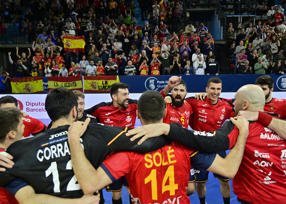 Los Hispanos festejan en Granollers el billete olímpico para París 2024