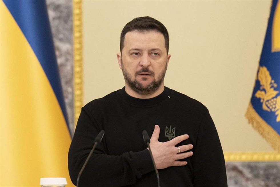 El presidente de Ucrania, Volodimir Zelenski