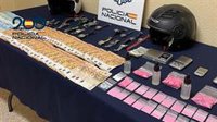La Policía Nacional desarticula un grupo criminal dedicado al robo de relojes de lujo a bordo de motos