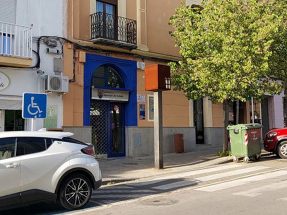 Administración de loterías de Zafra.