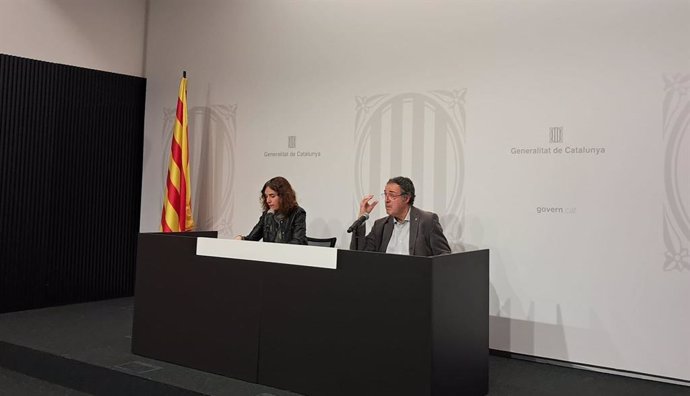 La consellera Gemma Ubasart i el secretari de Mesures Penals, Amand Calderó