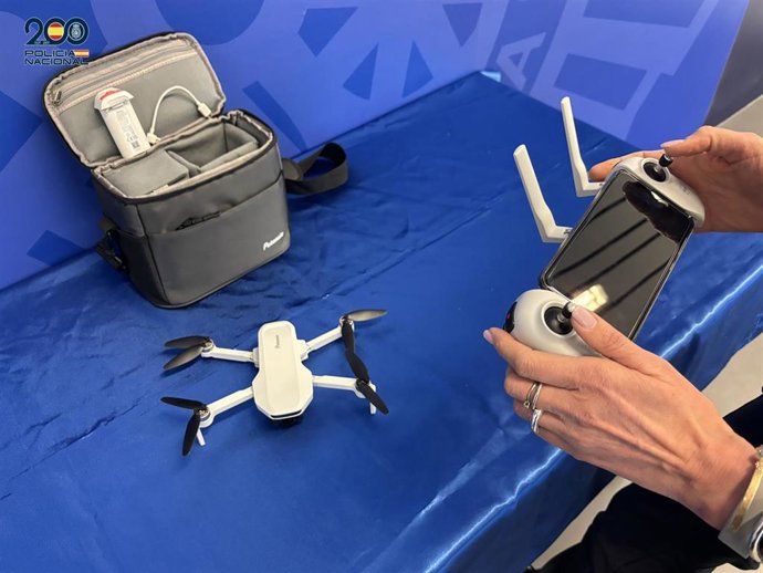 La Policía Nacional intercepta un dron ilegal en Logroño