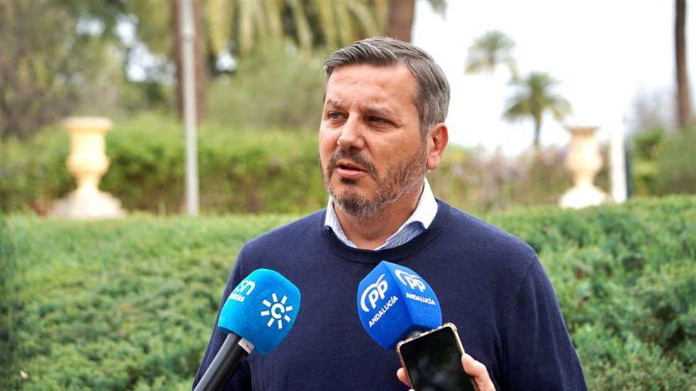 El vicesecretario de Organización del PP-A, Alejandro Romero, este lunes