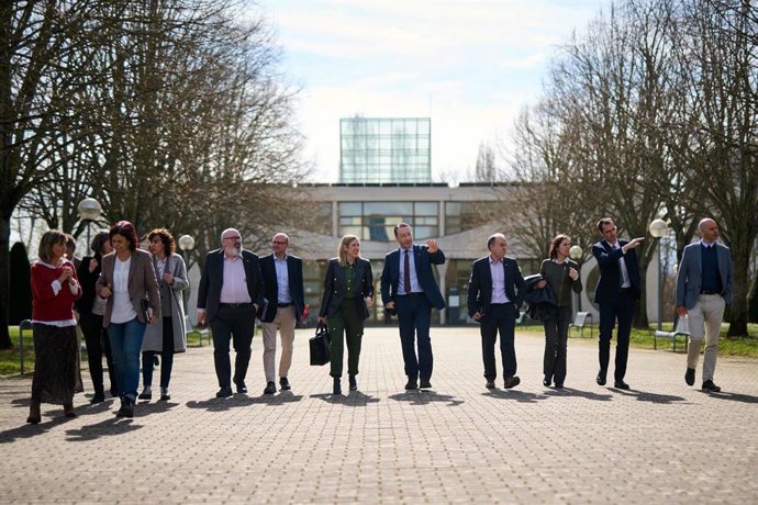 Visita de la consejera Patricia Fanlo a la UPNA.
