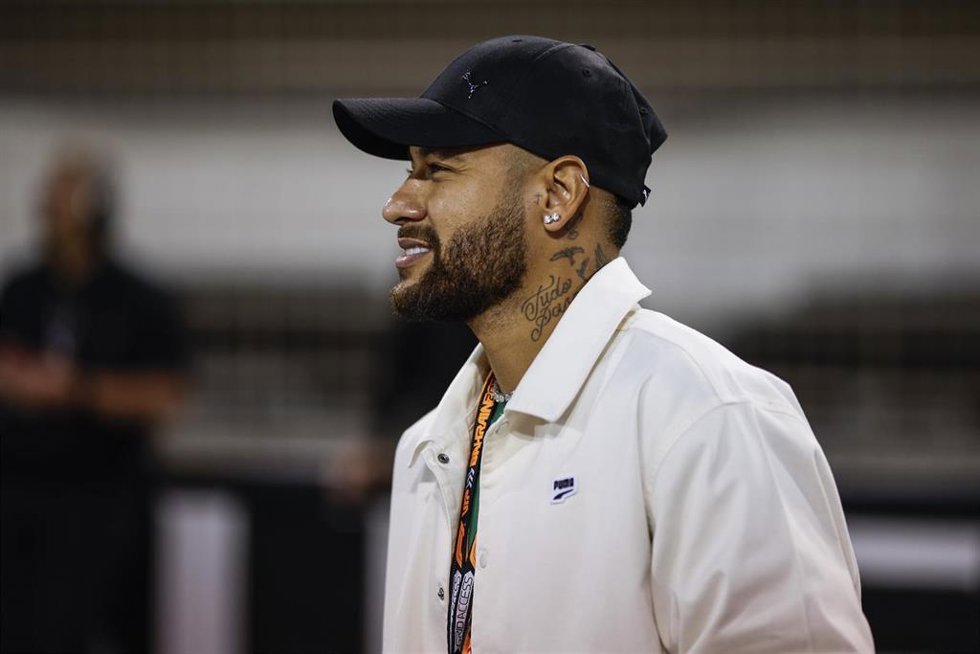 Neymar Jr, portrait during the Formula 1 Gulf Air Bahrain Grand Prix 2024, 1st round of the 2024 FIA Formula One World Championship from February 29 to March 2, 2024 on the Bahrain International Circuit, in Sakhir, Bahrain - Photo Xavi Bonilla / DPPI