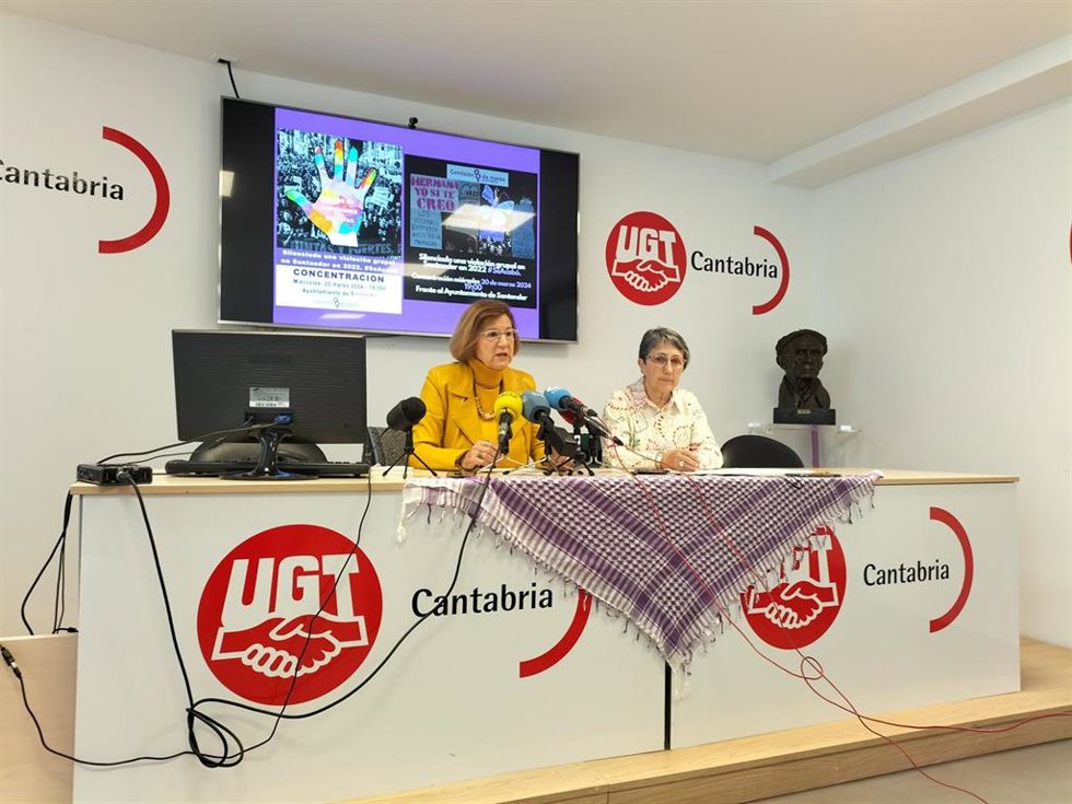 Rueda de prensa de la Comisión 8M
