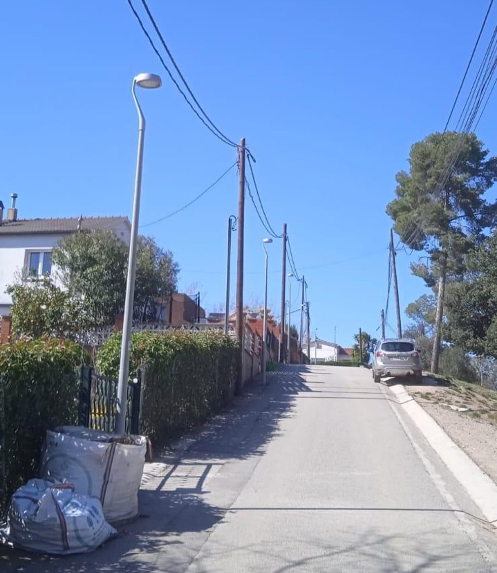 Archivo - Una de las calles en las que se han realizado los trabajos.