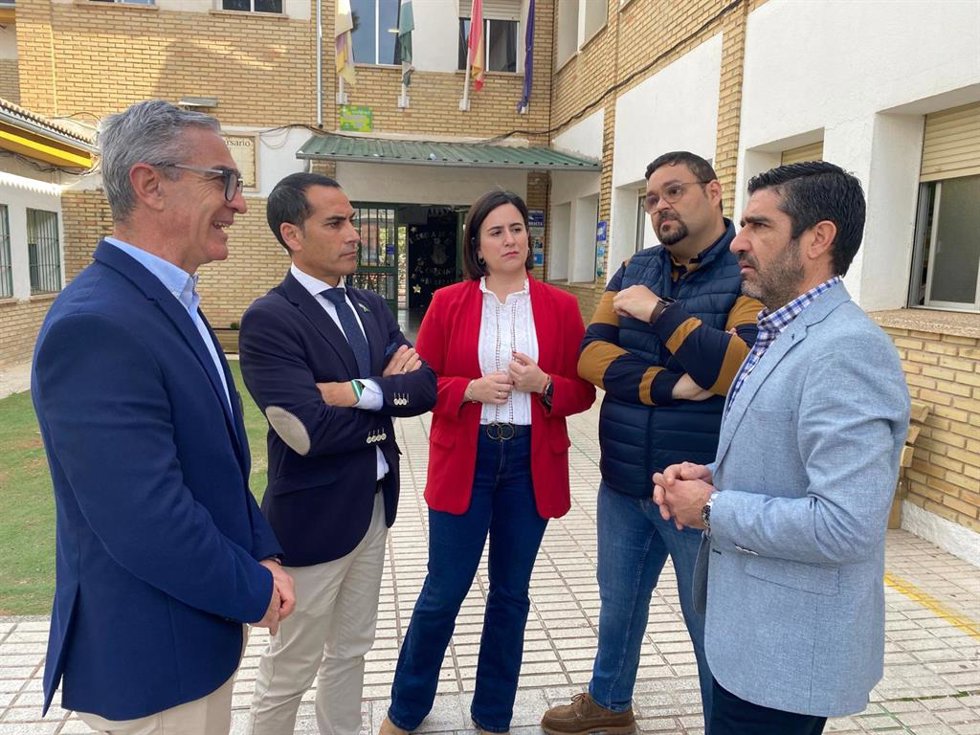 Visita al colegio Pedro Corchado.