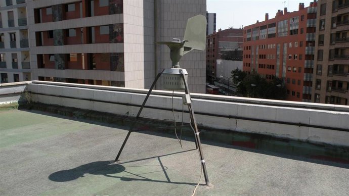 Archivo - Captador de polen del Colegio de Farmacéuticos de Zaragoza.