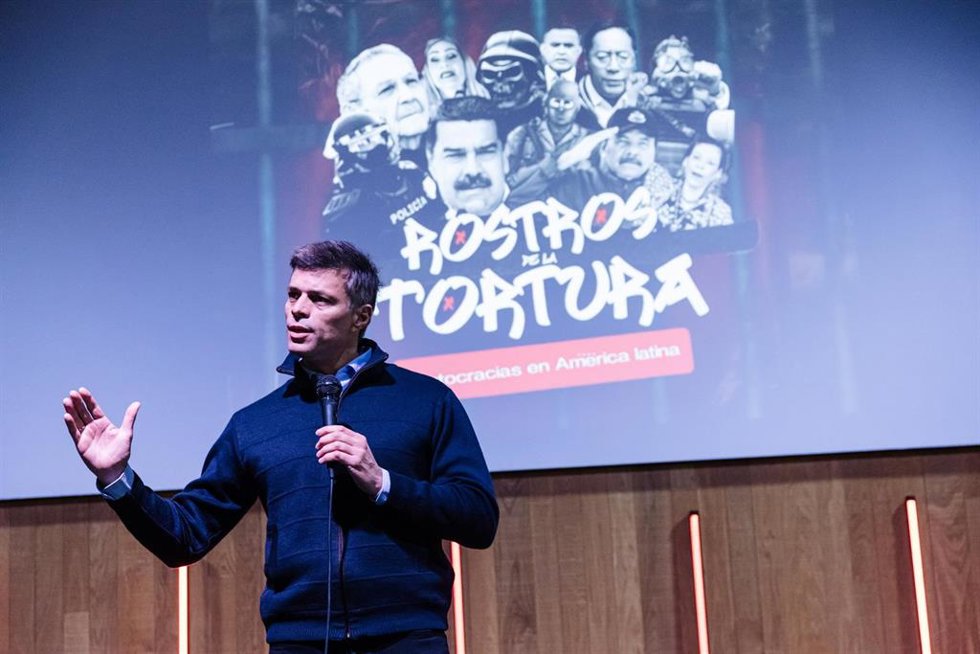 El líder opositor venezolano Leopoldo López
