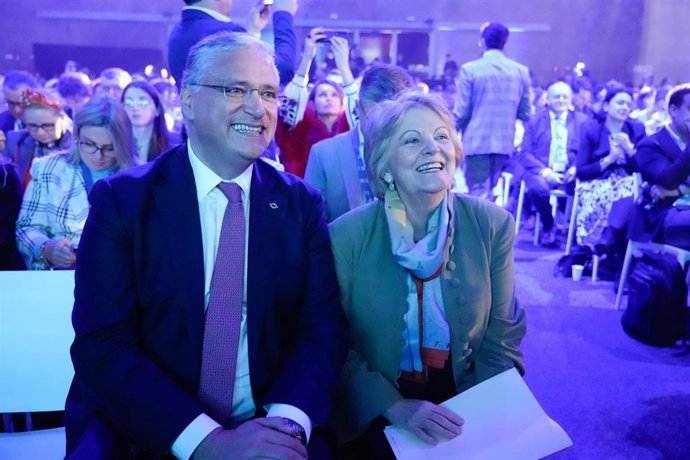 Elisa Ferreira y Alves Cordeiro, en la apertura de la Cumbre de las Regiones