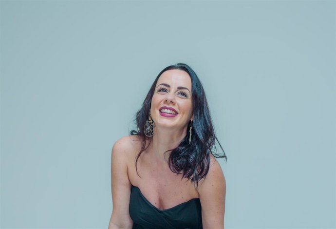 La soprano Magdalena Padilla durante la promoción de 'Soy Mía'.