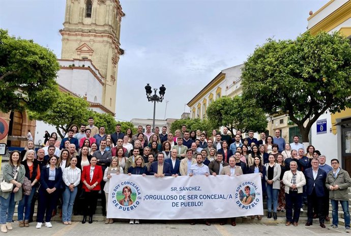 Acto celebrado en el municipio de Beas con los concejales del PP de los pueblos de la provincia de Huelva.