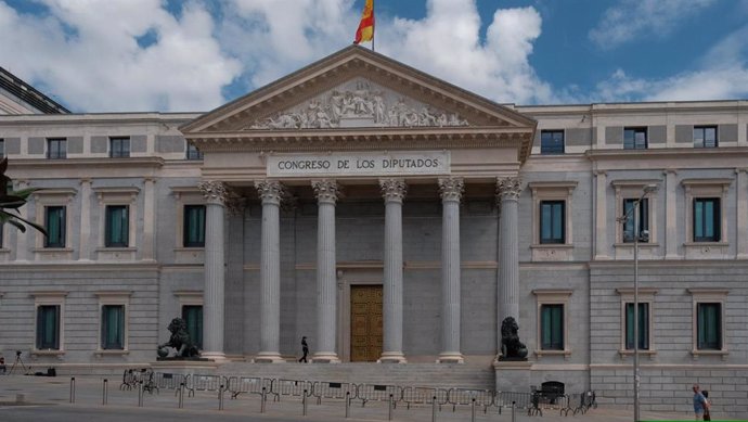 Archivo - Fachada del Congreso de los Diputados, a 19 de septiembre de 2023, en Madrid (España).