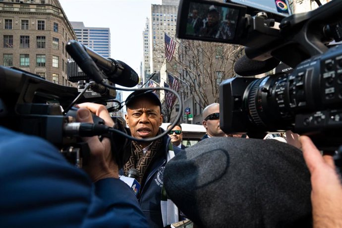 El alcalde de Nueva York, Eric Adams