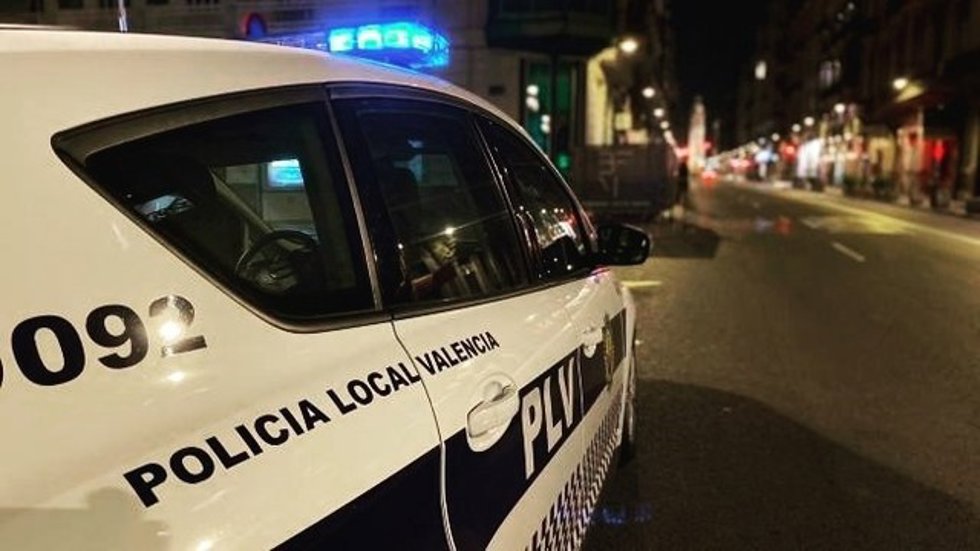 Archivo - Imagen de archivo de la Policía Local de Valncia