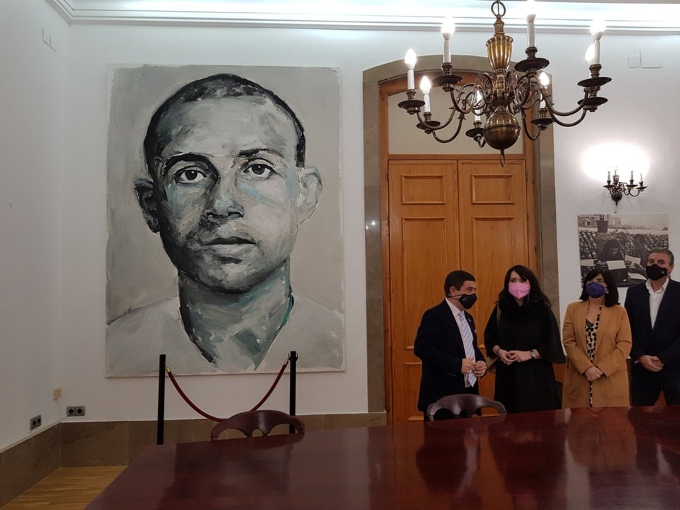 Archivo - Reunión de las diputaciones de Jaén y Alicantes sobre Miguel Hernández